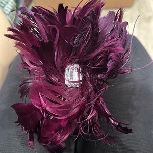 Purple Feather Tasha headband